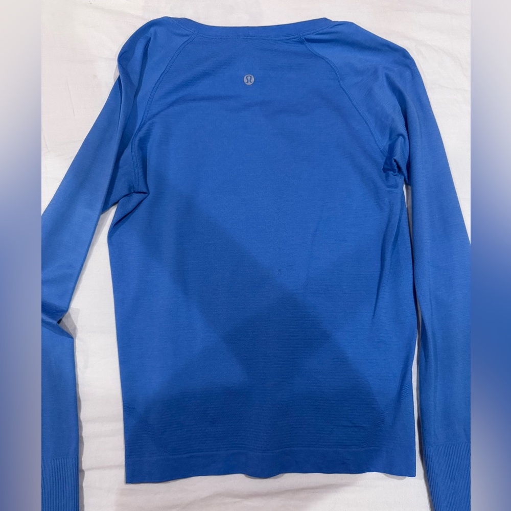 Blue Nile Swiftly Tech Long-Sleeve Shirt 2.0 *Race Length size 6 - Picture 2 of 2